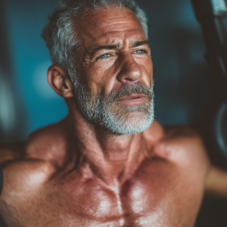 Активні люди старшого віку займаються фітнесом